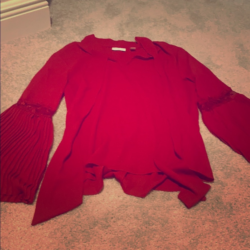 Bell bottom long sleeve women’s blouse